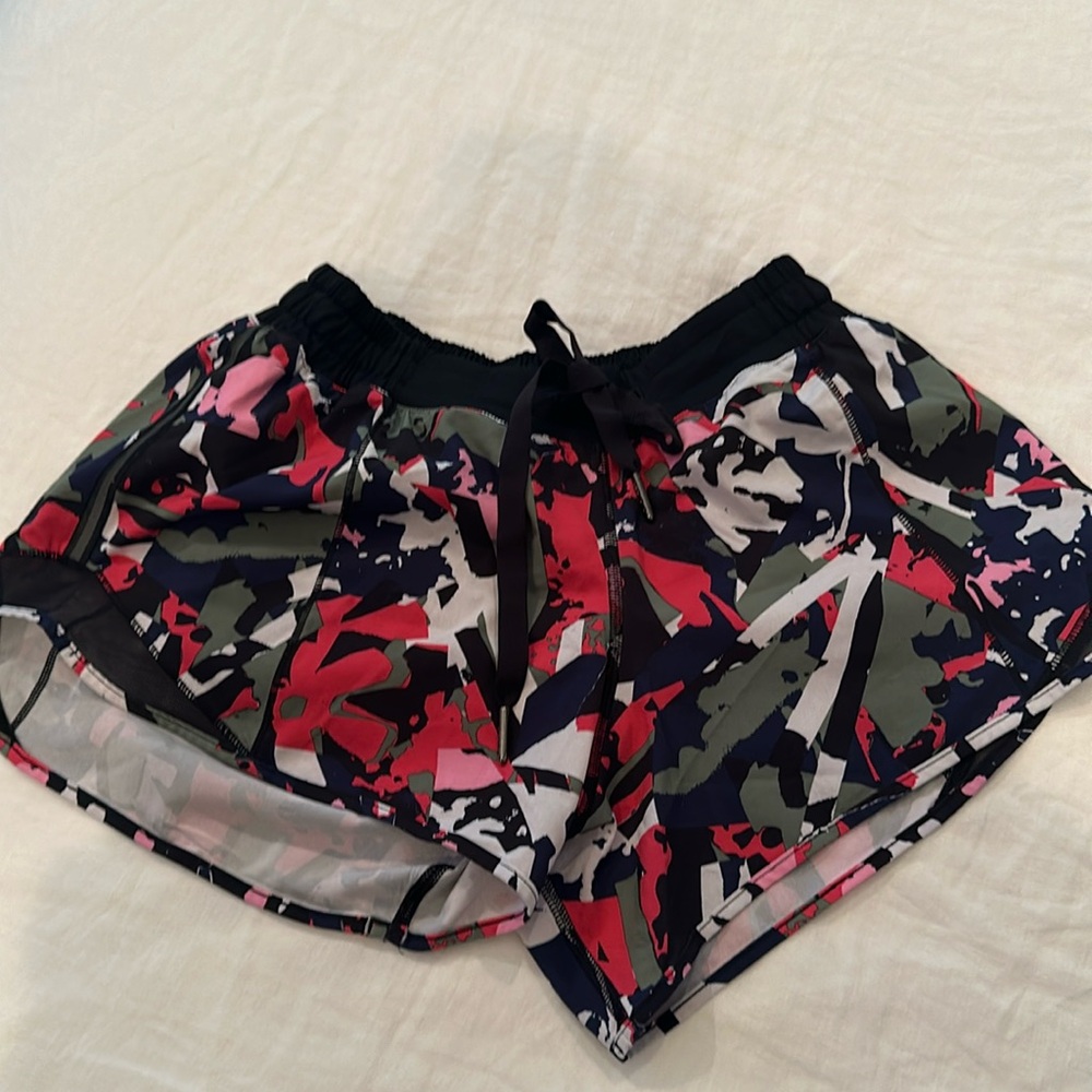 Lululemon shorts size 4. Barely worn. Excellent condition.